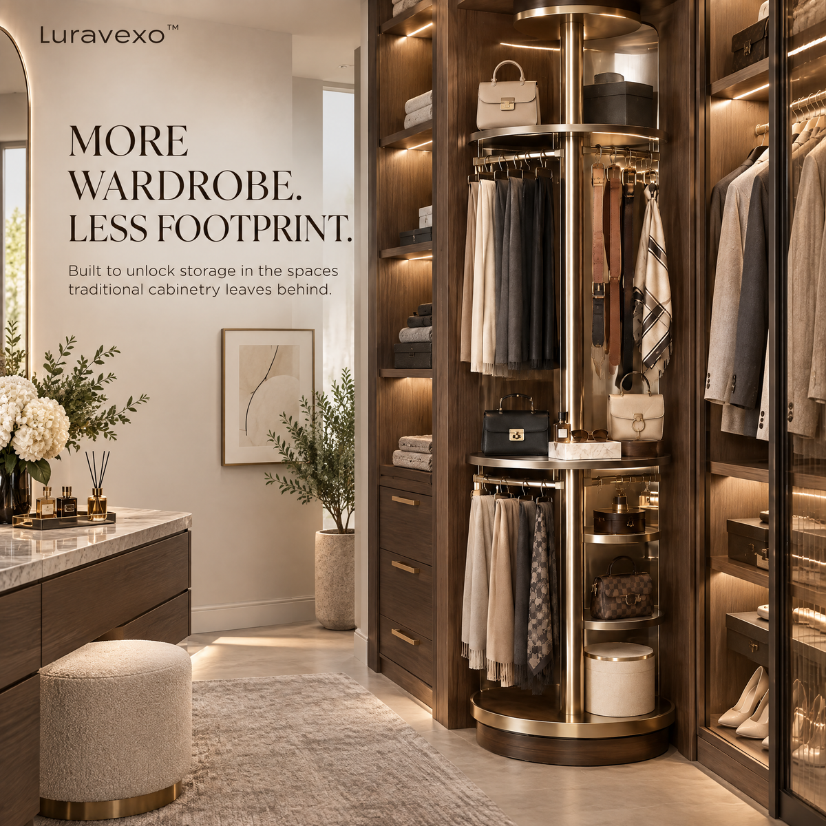 Luravexo™ Rotating Wardrobe Carousel