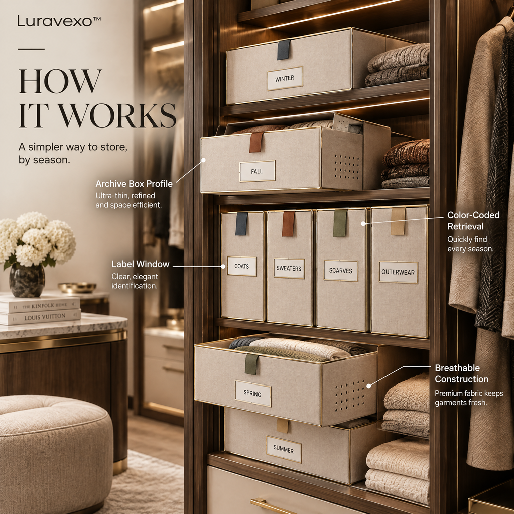 Luravexo™ Seasonal Wardrobe Archive