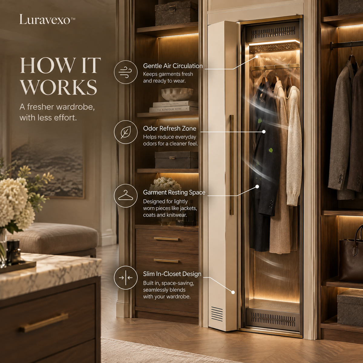 Luravexo™ Wardrobe Refresh Cabinet
