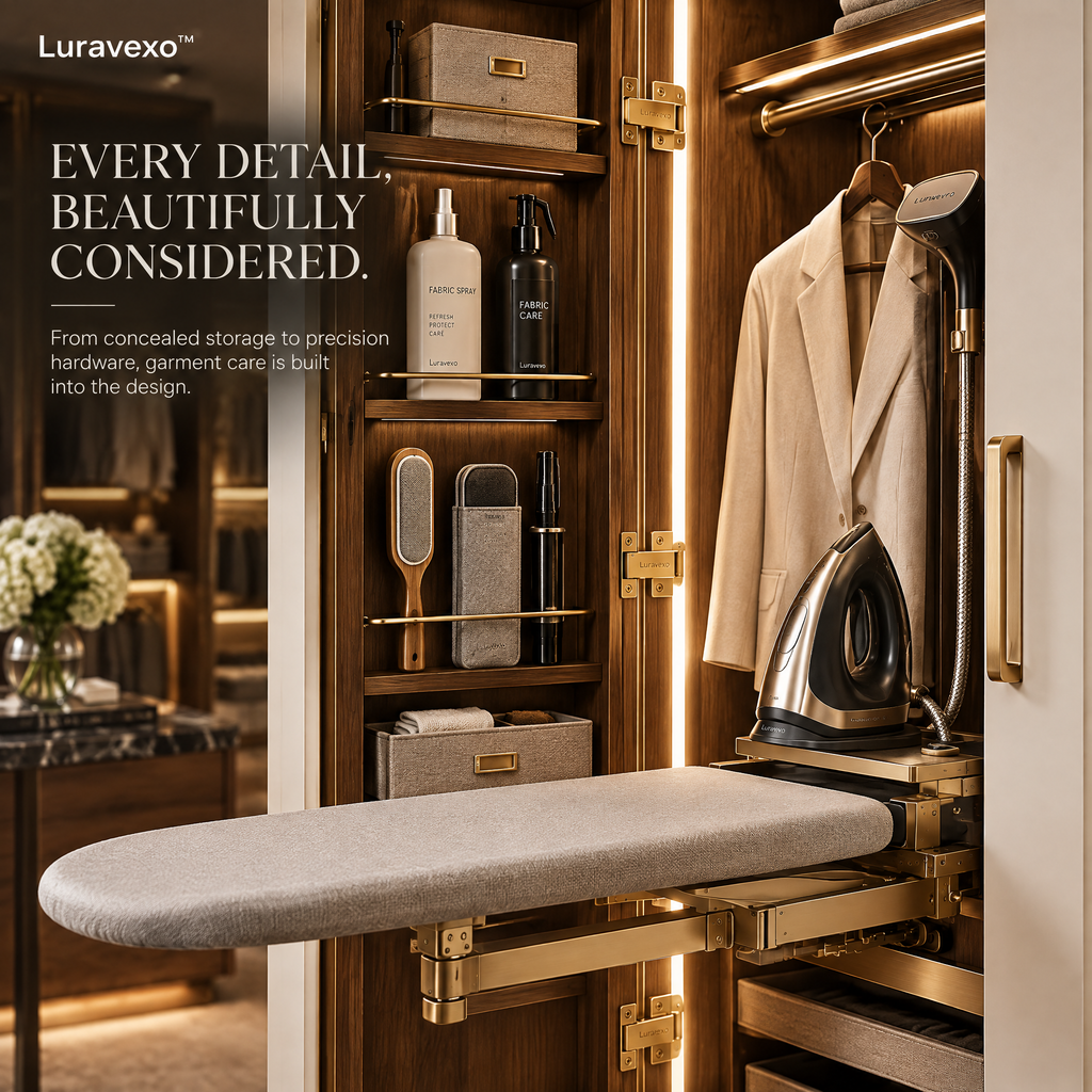 Luravexo™ Hidden Ironing Styling Portal