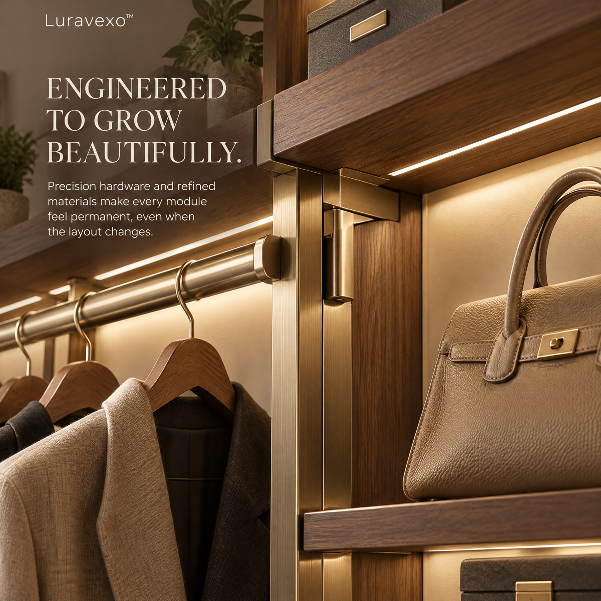 Luravexo™ Modular Wardrobe Care Wall