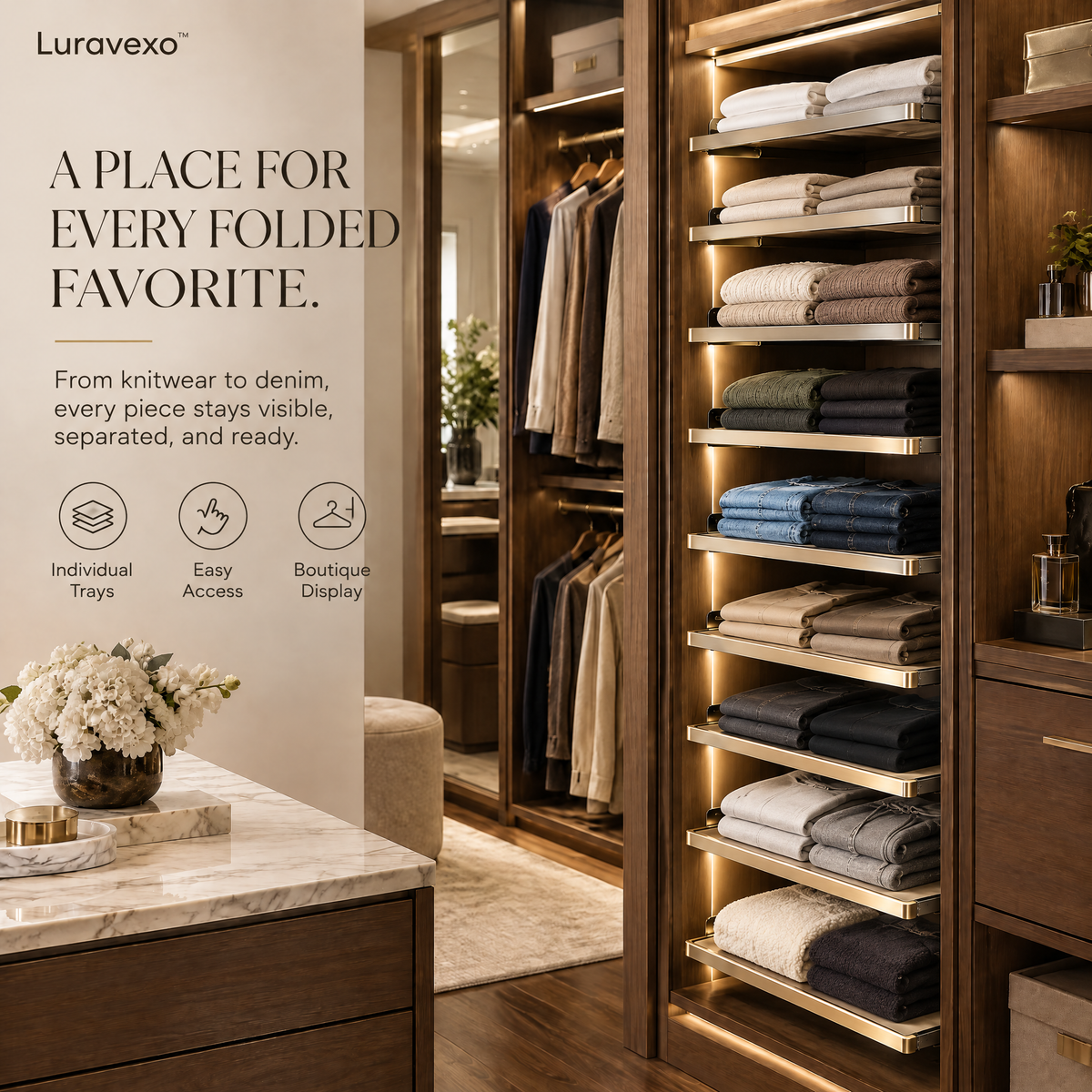 Luravexo™ Folded Garment Gallery