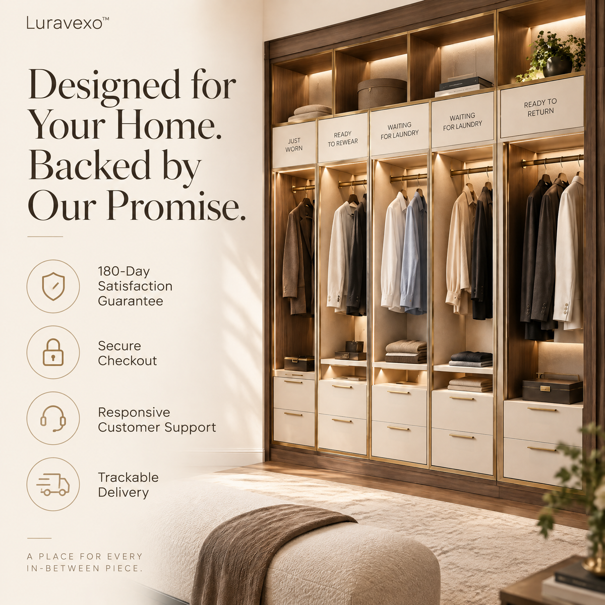 Luravexo™ Wardrobe Transition Zone