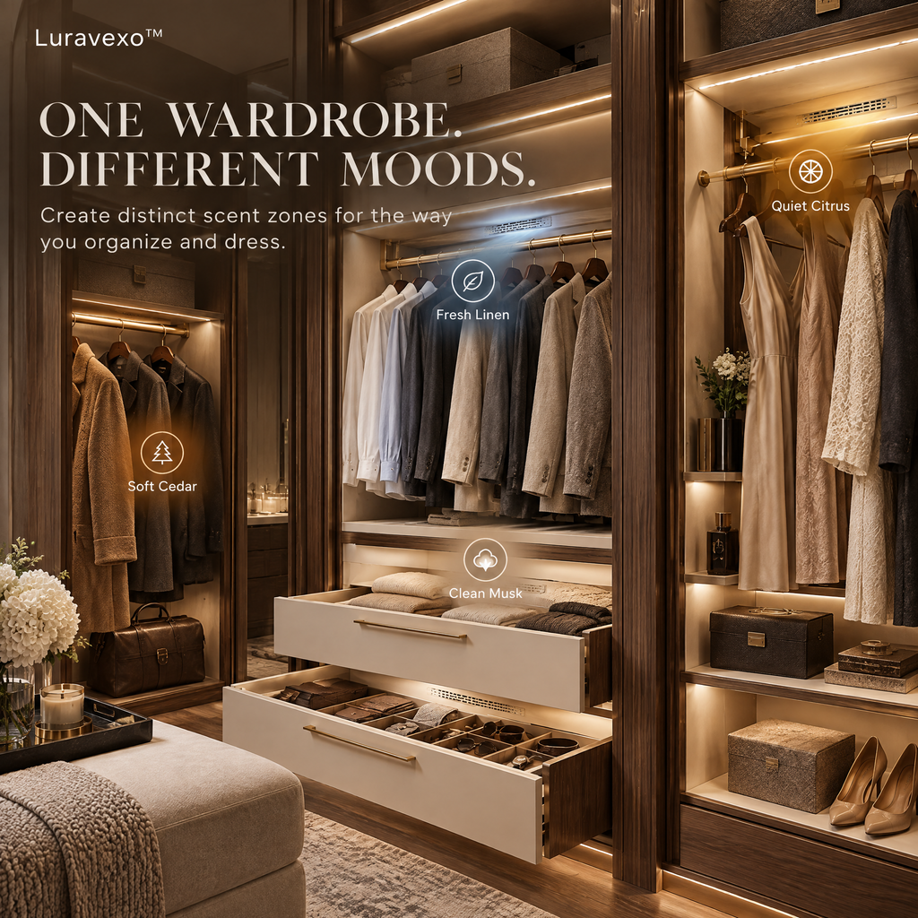 Luravexo™ Wardrobe Fragrance Architecture