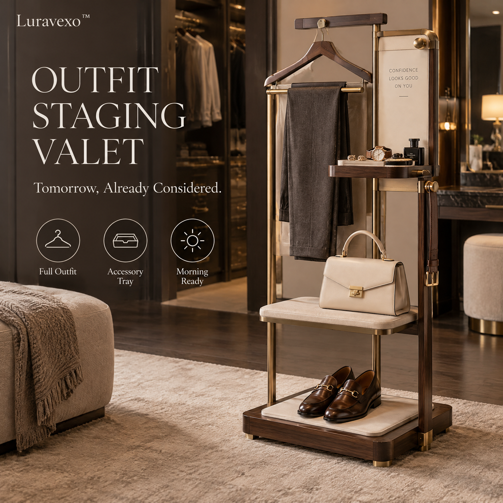 Luravexo™ Outfit Staging Valet