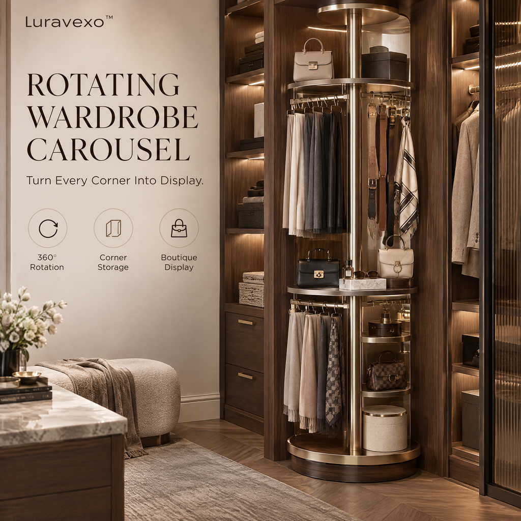 Luravexo™ Rotating Wardrobe Carousel