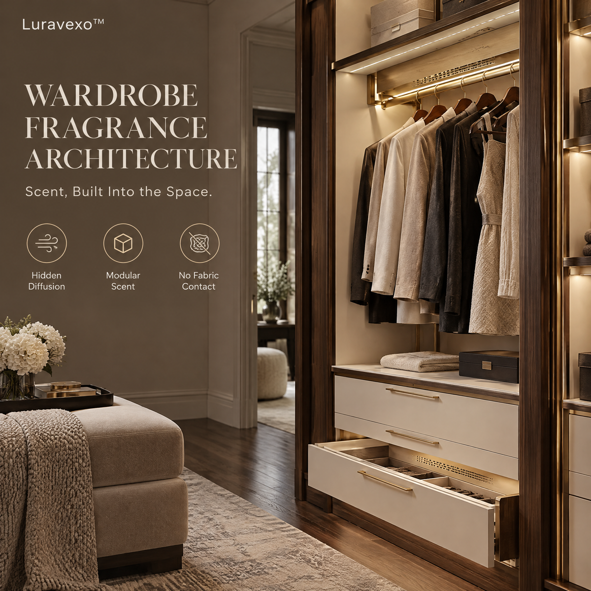 Luravexo™ Wardrobe Fragrance Architecture