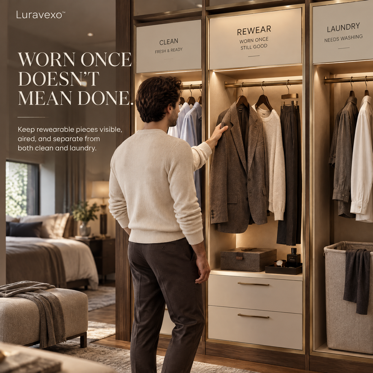Luravexo™ Wardrobe Transition Zone