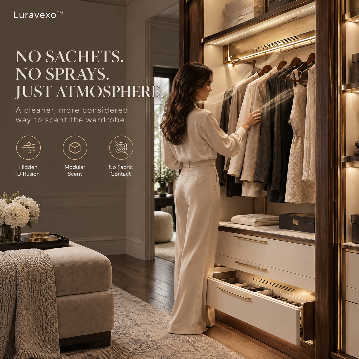 Luravexo™ Wardrobe Fragrance Architecture