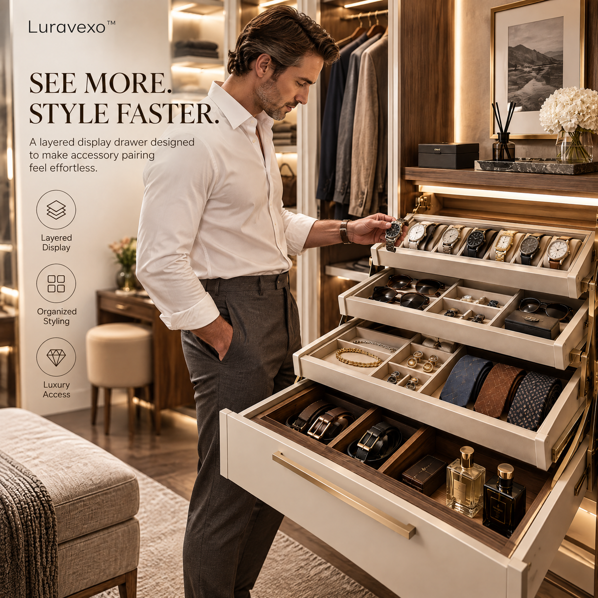 Luravexo™ Accessory Dressing Drawer