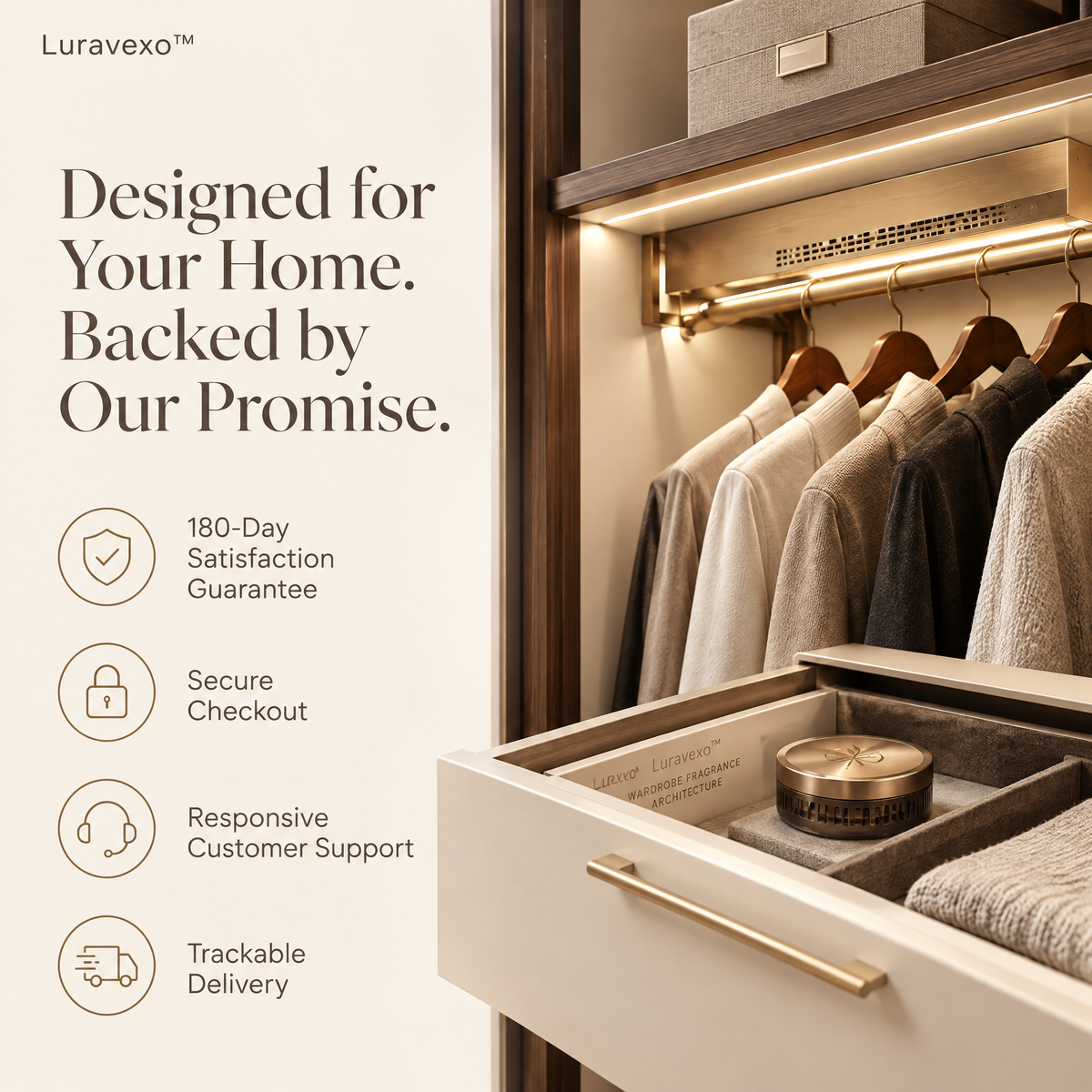 Luravexo™ Wardrobe Fragrance Architecture
