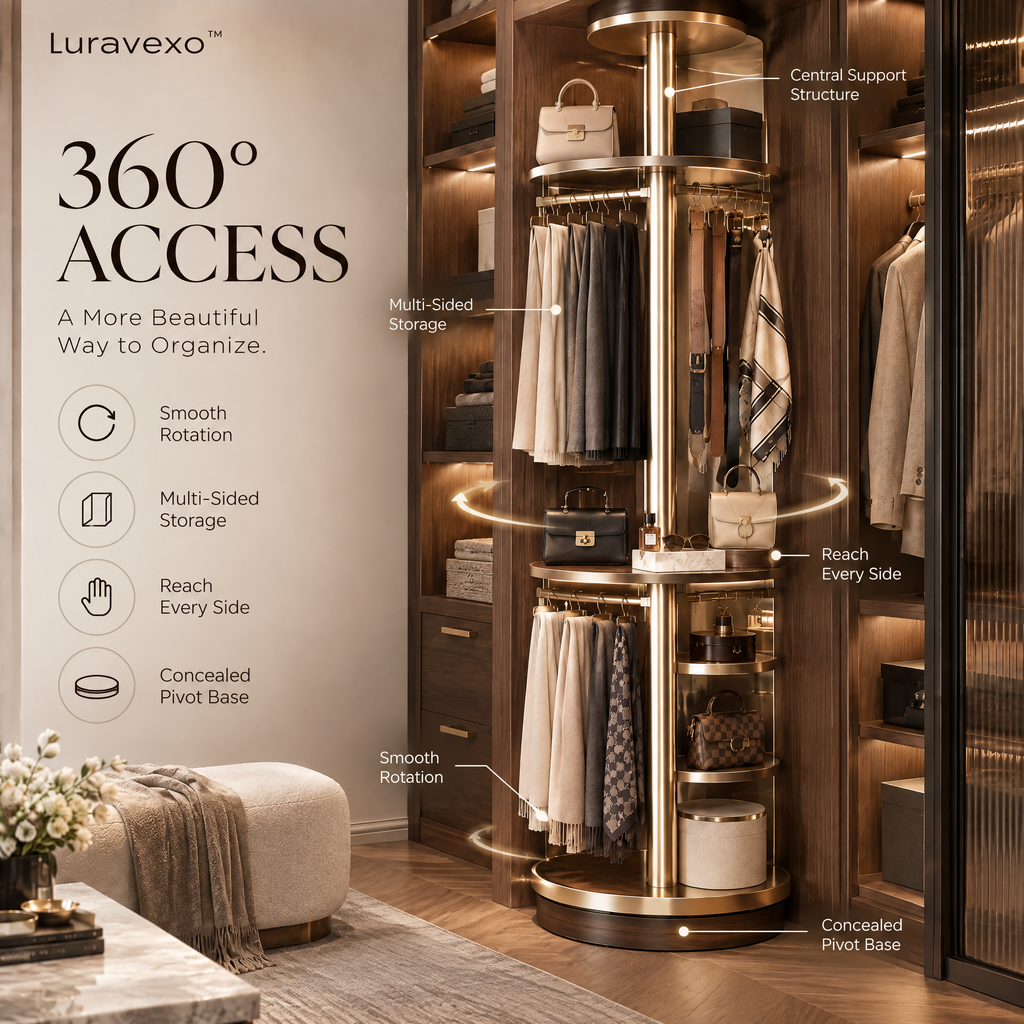 Luravexo™ Rotating Wardrobe Carousel