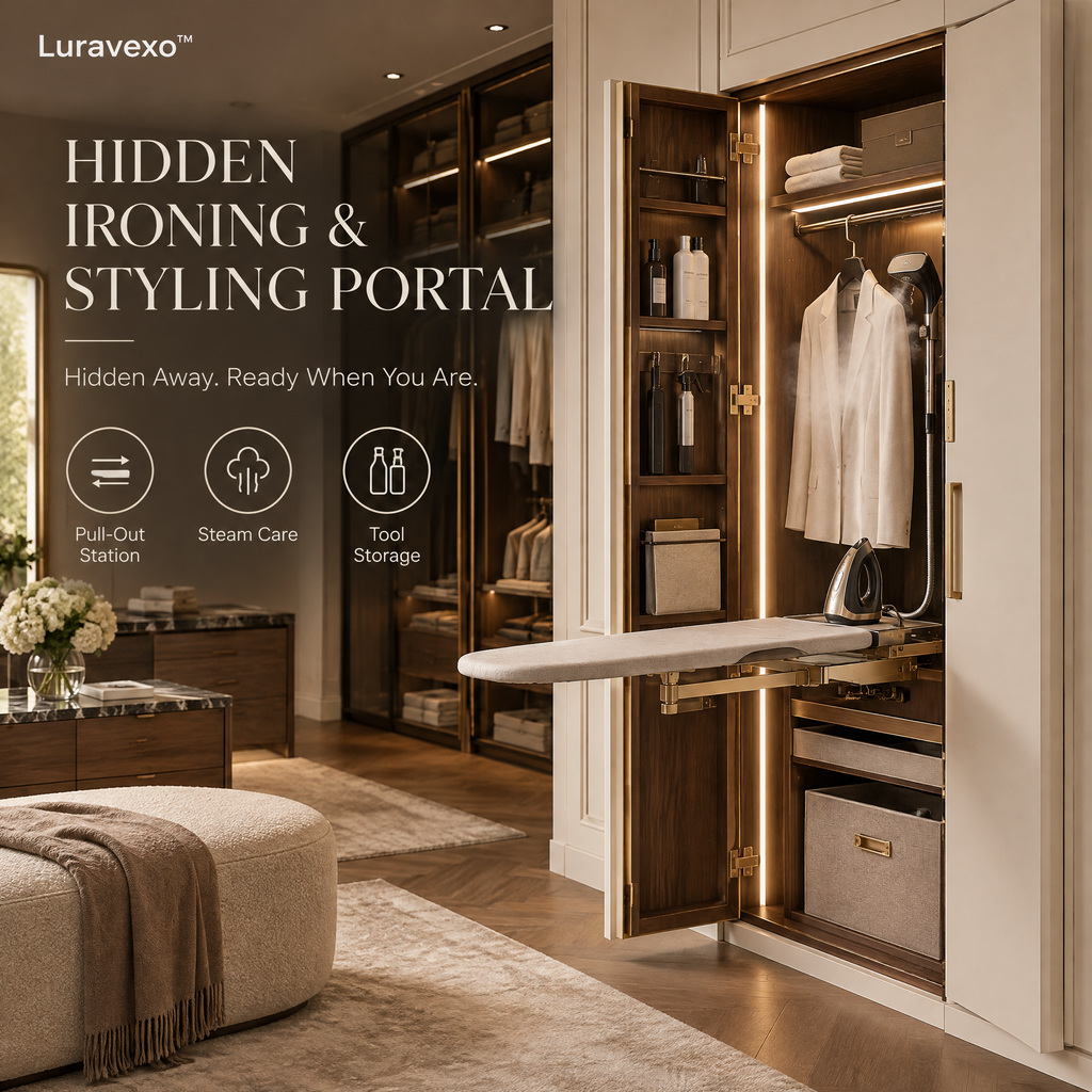 Luravexo™ Hidden Ironing Styling Portal