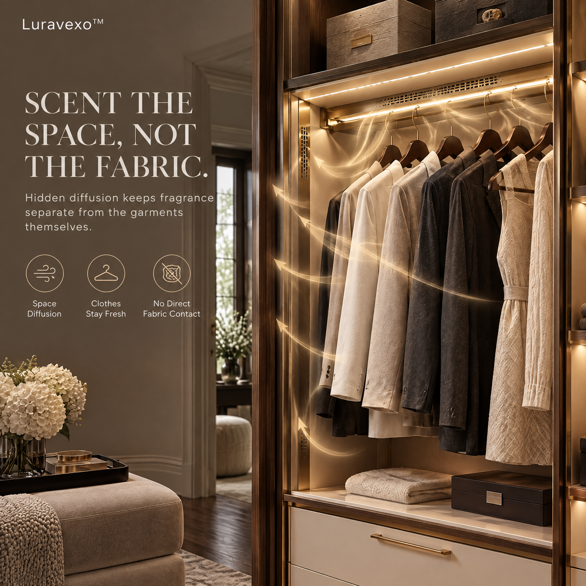 Luravexo™ Wardrobe Fragrance Architecture